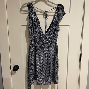 Boutique Blue and White Dress